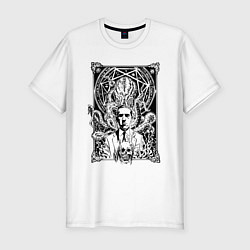 Мужская slim-футболка ЛавкрафтКтулху