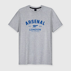 Мужская slim-футболка Arsenal london the gunners
