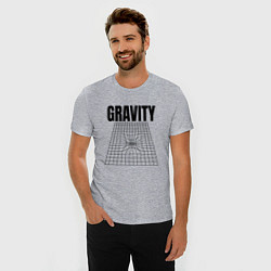 Футболка slim-fit Gravity и пространственная сетка, цвет: меланж — фото 2