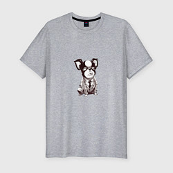 Футболка slim-fit Игги в пиджаке, цвет: меланж