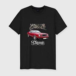 Мужская slim-футболка Маслкар Ford Mustang
