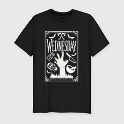 Футболка slim-fit Логотип Wednesday, цвет: черный