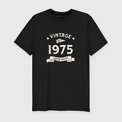 Мужская slim-футболка Винтаж 1975 ограниченный выпуск