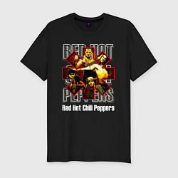 Мужская slim-футболка RHCP rock