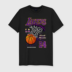 Мужская slim-футболка LA Lakers Kobe