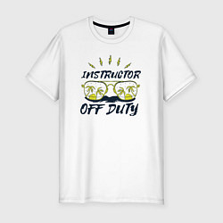 Мужская slim-футболка Instructor off duty