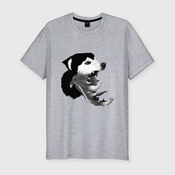 Футболка slim-fit The Thing - husky, цвет: меланж