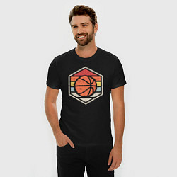 Футболка slim-fit Basket Baller, цвет: черный — фото 2