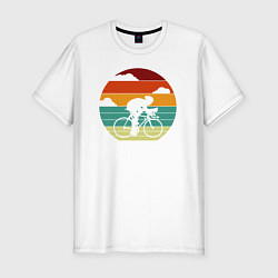 Мужская slim-футболка Bicycle life