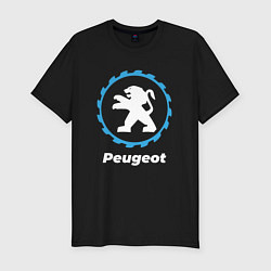 Футболка slim-fit Peugeot в стиле Top Gear, цвет: черный