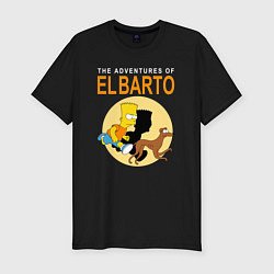 Футболка slim-fit Adventures of El Barto, цвет: черный