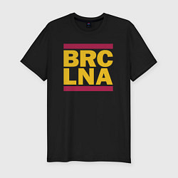Мужская slim-футболка Run Barcelona