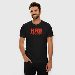 Футболка slim-fit KGB Red, цвет: черный — фото 2