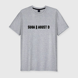 Мужская slim-футболка SUGA Agust D