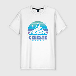 Мужская slim-футболка Celeste mountain