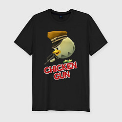 Футболка slim-fit Chicken Gun logo, цвет: черный