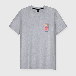 Мужская slim-футболка Игровая приставка Тетрис - мини