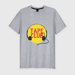 Футболка slim-fit Tape club, цвет: меланж
