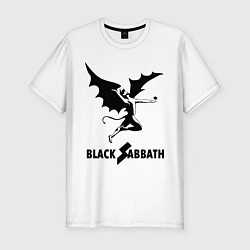 Футболка slim-fit Black Sabbath, цвет: белый