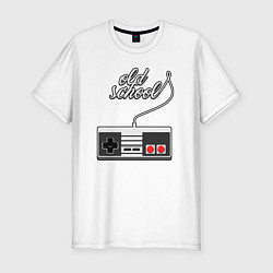 Футболка slim-fit Джойстик, цвет: белый