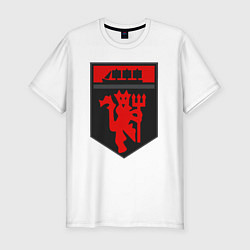 Мужская slim-футболка Manchester logo