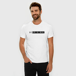 Футболка slim-fit Be original, цвет: белый — фото 2