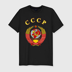 Футболка slim-fit CCCР Пролетарии, цвет: черный