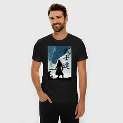 Футболка slim-fit Бусидо - кодекс самурая - Япония, цвет: черный — фото 2