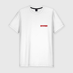 Футболка slim-fit Красное потрачено - мини, цвет: белый