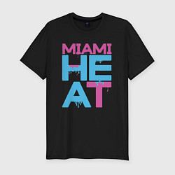 Мужская slim-футболка Miami Heat style