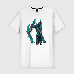Футболка slim-fit Saundwave, цвет: белый