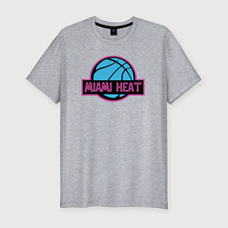 Мужская slim-футболка Miami Heat team