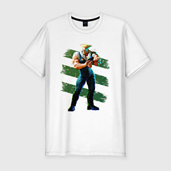 Футболка slim-fit Street Fighter 6 Guile, цвет: белый