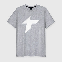 Мужская slim-футболка Thunder awaken logo