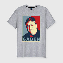 Мужская slim-футболка Gaben