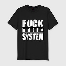 Мужская slim-футболка SoD - f**k the system