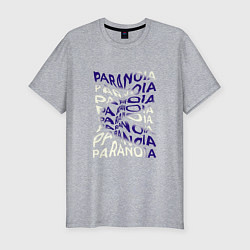 Футболка slim-fit Paranoia, цвет: меланж