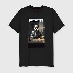 Мужская slim-футболка Payday 3 bulldog