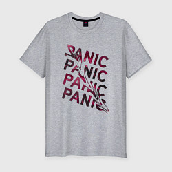 Мужская slim-футболка Panic