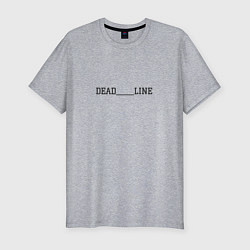 Футболка slim-fit Dead Line, цвет: меланж