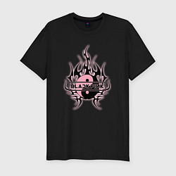 Футболка slim-fit Blackpink - logo in yang, цвет: черный