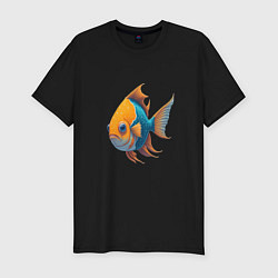 Мужская slim-футболка Рыбка мечты