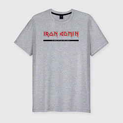 Футболка slim-fit Iron admin steel nerves, цвет: меланж