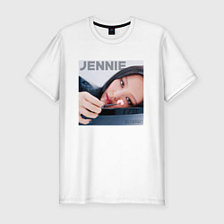 Мужская slim-футболка Blackpink Jennie