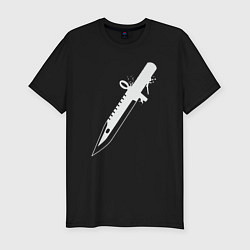Мужская slim-футболка Super knife
