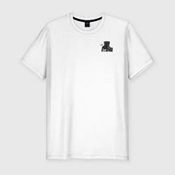 Мужская slim-футболка Завоеватель задумался