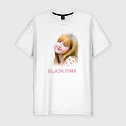 Футболка slim-fit Lisa Blackpink, цвет: белый