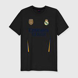 Мужская slim-футболка Реал Мадрид форма 2324 домашняя