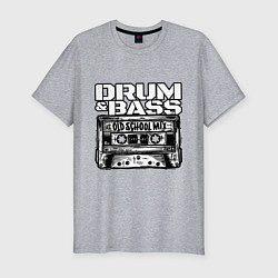 Мужская slim-футболка Dnb oldschool