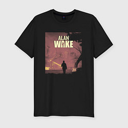 Футболка slim-fit Alan Wake art, цвет: черный